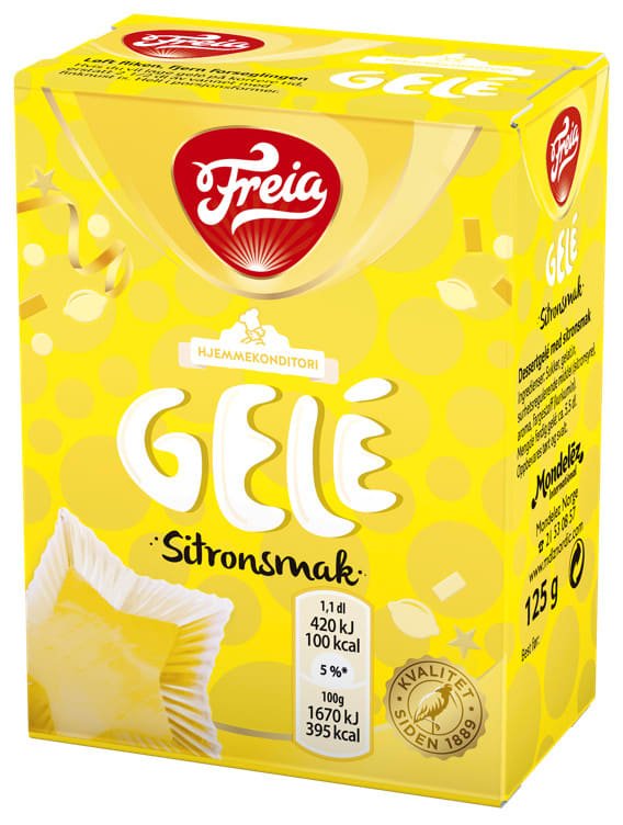 Gele Sitron 125g Freia - NorwegianStore24