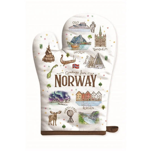 Barbeque mitten, Aquarelle, Norway