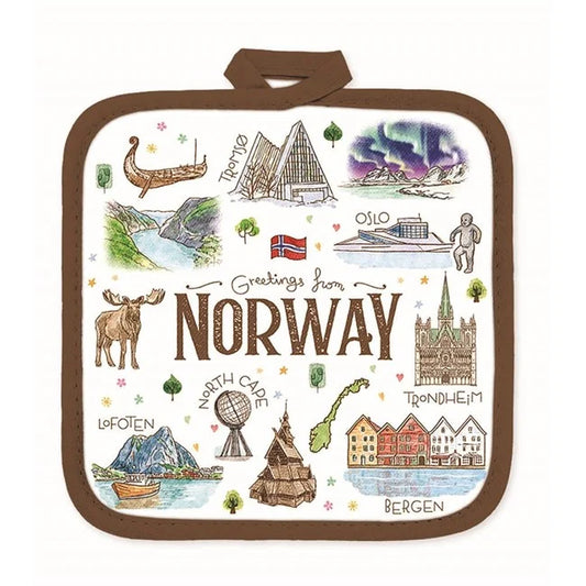 Potholder, Aquarelle, Norway