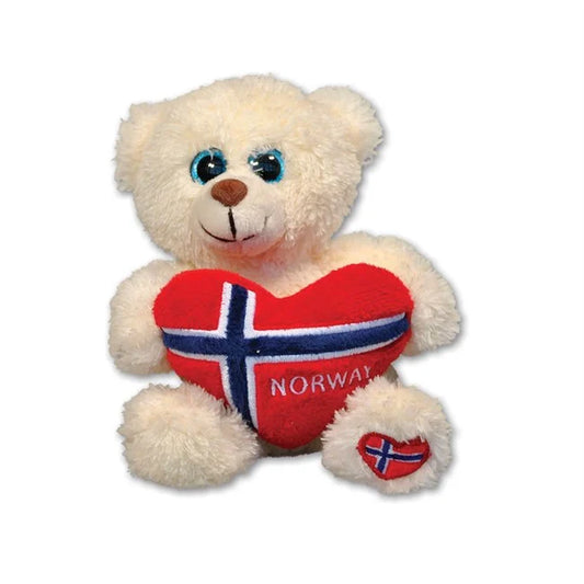Isbjørn med flagghjerte, Liten