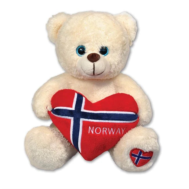 Isbjørn med flagghjerte, Stor
