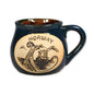 Ceramic teacup Viking ship, Blue