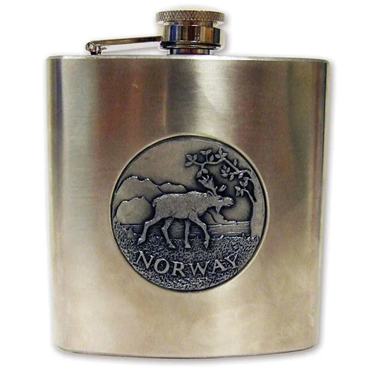 Pocket bottle, large, metal