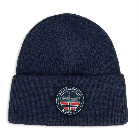 Hat with patch, Kristiansand, Navy