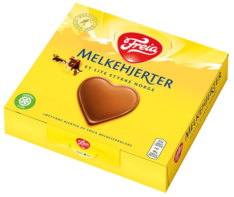 Melkehjerter 130g Freia - NorwegianStore24