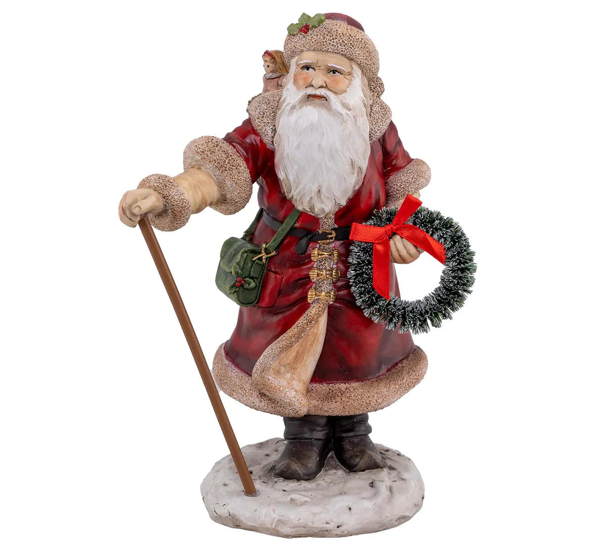 Santa Claus with a red coat