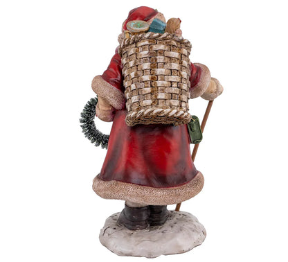 Santa Claus with a red coat