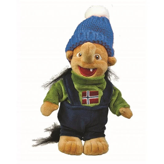Plush troll, Sweater-Geir, green