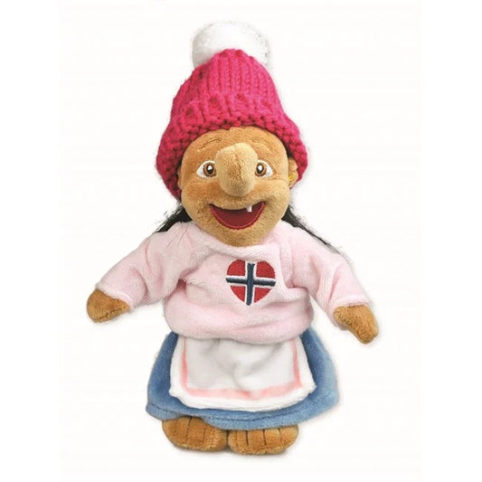 Plush troll, Sweater-Gerd, pink