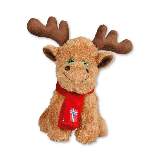 Plush Elg med glitter øyne, Medium