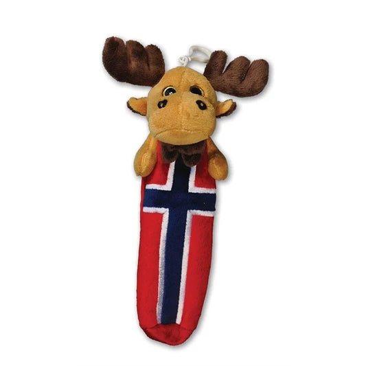 Plush penal med elghode, Flagg