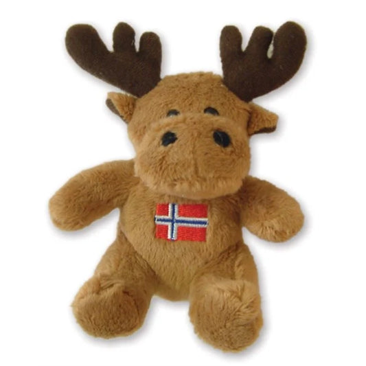 Plysh elg med magnet i rygg