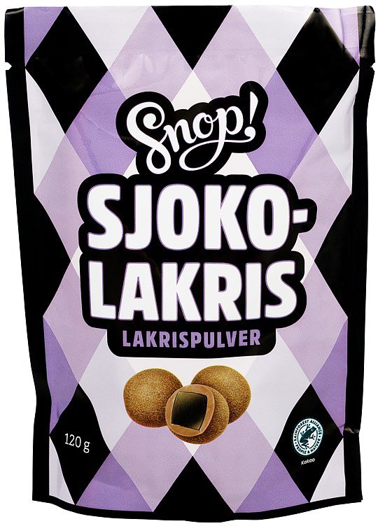 Sjoko - Lakris m/Lakrispulver 120g - NorwegianStore24