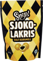 Sjoko - Lakris m/Salt Karamell 120g - NorwegianStore24