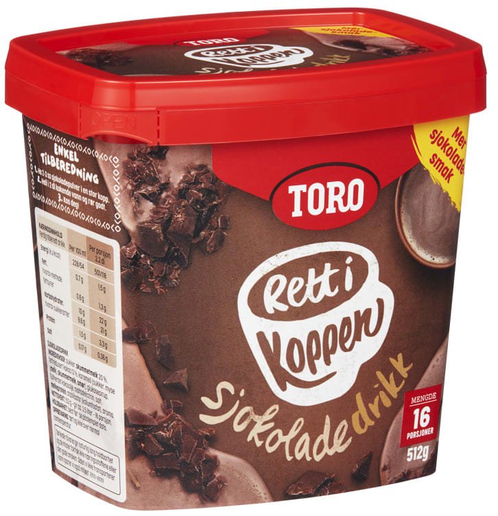 Sjokoladedrikk 512g Rett i Koppen - NorwegianStore24
