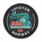 Fabric patch, round, Lofoten