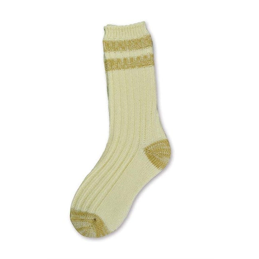 Thin Rag Sock, Beige