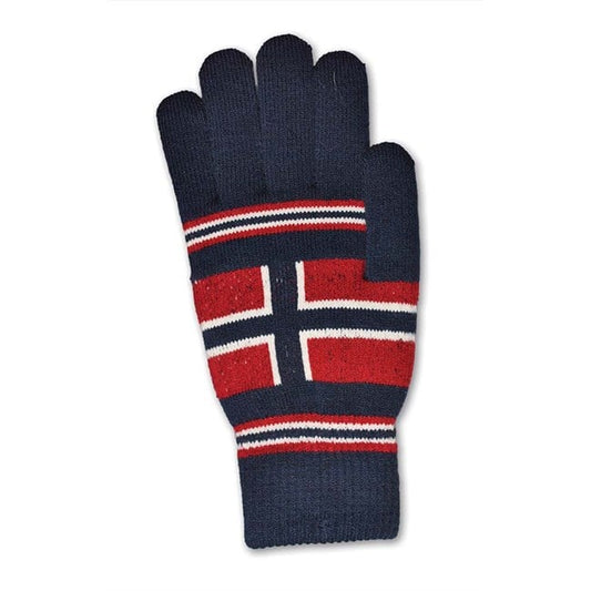 Gloves, Norwegian flag, Navy