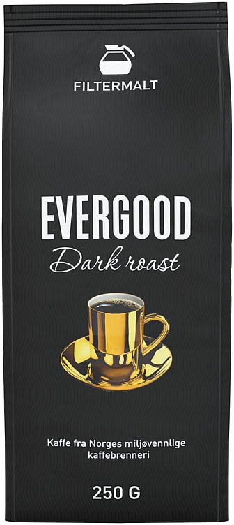 Evergood Dark Roast Filtermalt 250g - NorwegianStore24