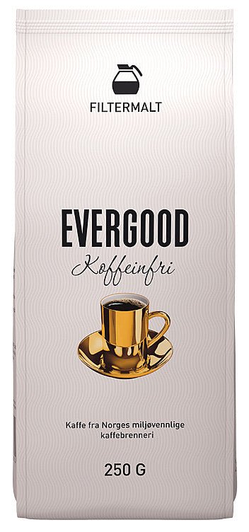 Evergood Koffeinfri Filtermalt 250g - NorwegianStore24