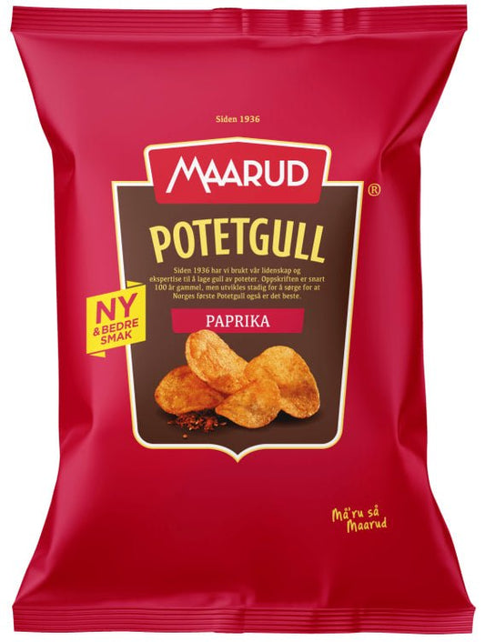 Potetgull Paprika 250g Maarud - NorwegianStore24