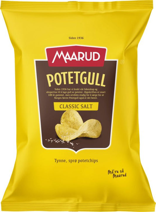 Potetgull Salt 240g Maarud - NorwegianStore24