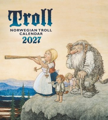 Trollkalender Lidberg, 2027 - NorwegianStore24